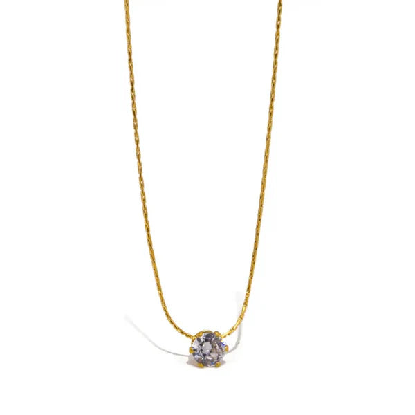 One Diamond Necklace