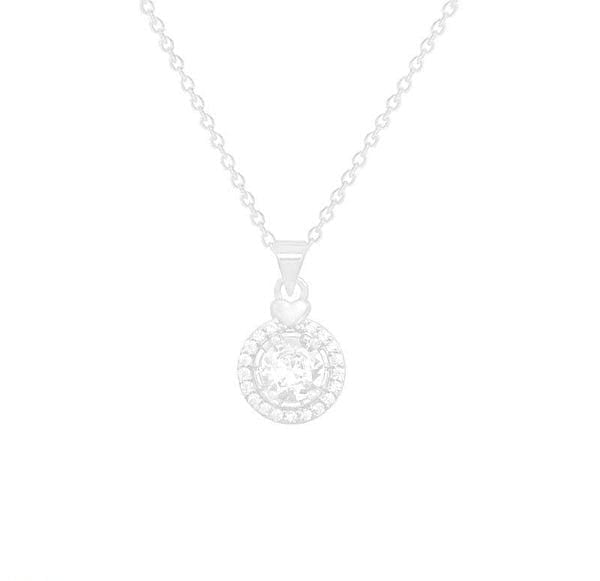 Silver necklace with pendant