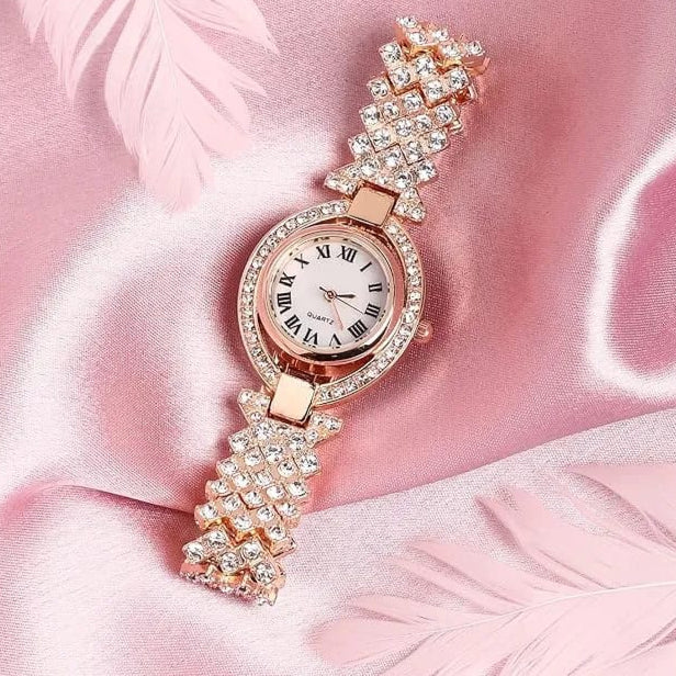High Quality  Roman numeral jewelry watches for women Available in 3 colours